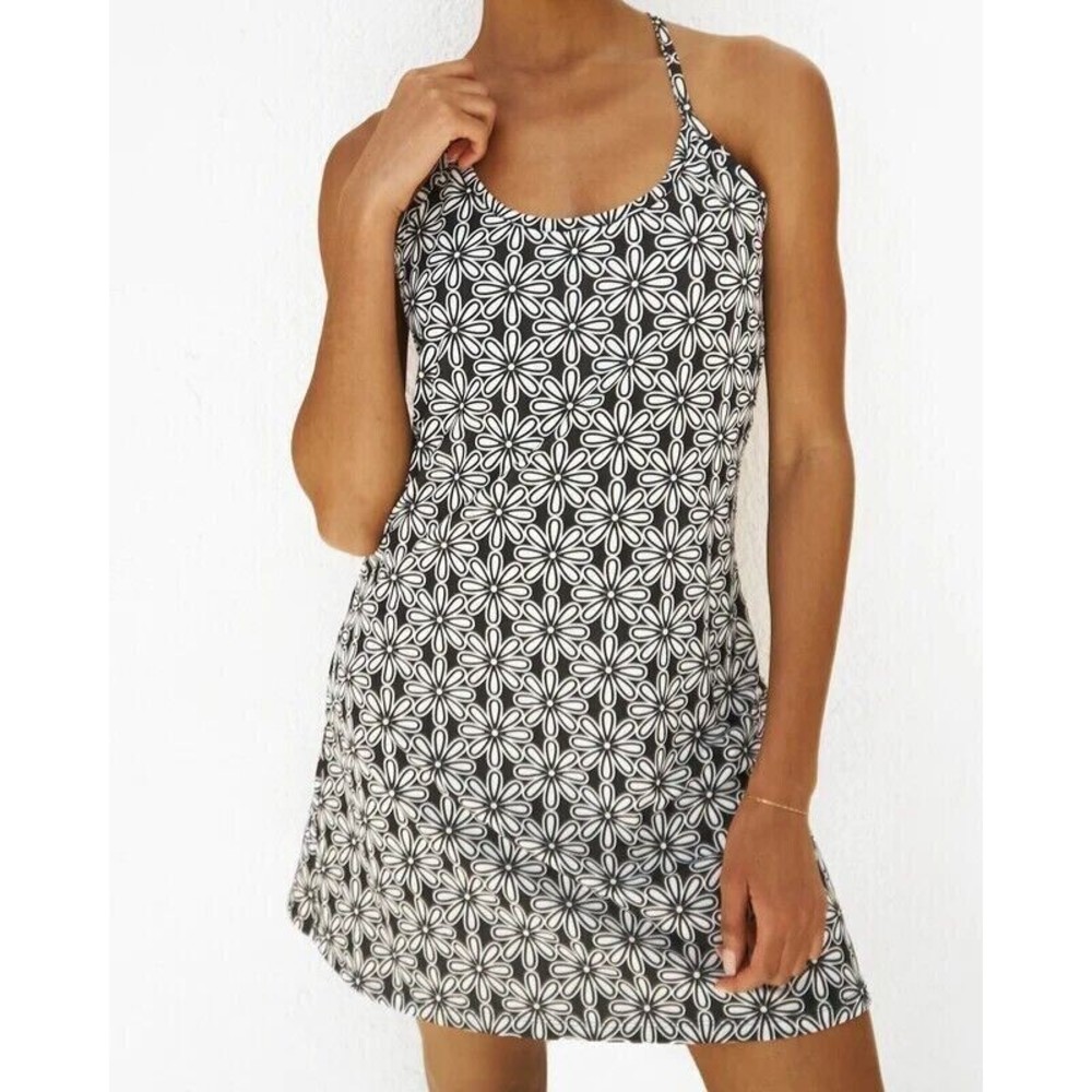 NEW $124 Kenny Flowers Womens XL The Pedregal Black Exercise Dress Tennis